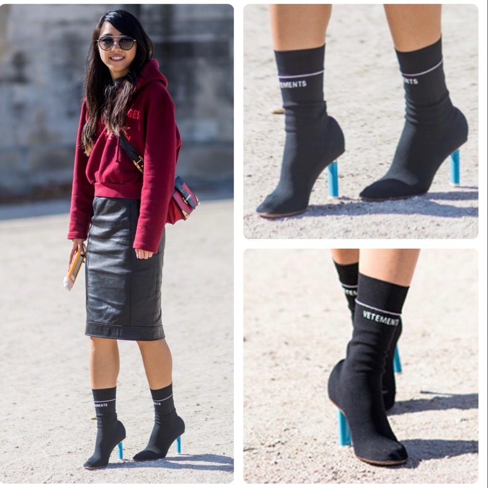 Vetements lighter heel sock boots, size 39 - Picture 2 of 8